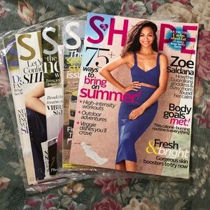SHAPE MAGAZINE LOT OF 5 NEW NEVER READ